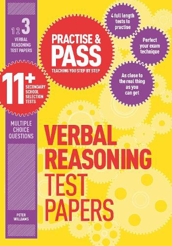 Cover image for Practise & Pass 11+ Level Three: Verbal reasoning Practice Test Papers