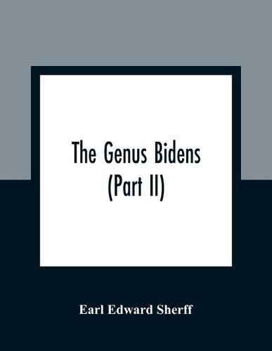 Cover image for The Genus Bidens (Part II)