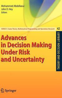 Cover image for Advances in Decision Making Under Risk and Uncertainty