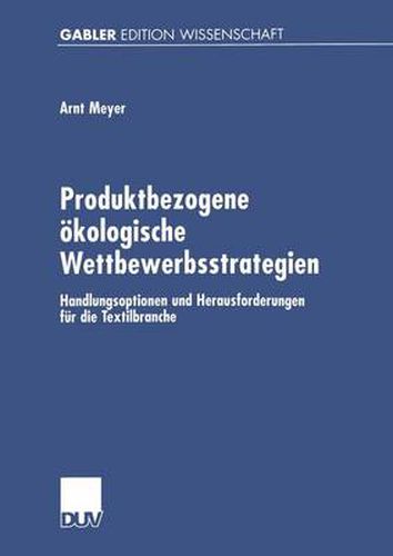 Cover image for Produktbezogene Okologische Wettbewerbsstrategien