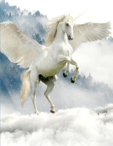 Cover image for Unicorn Notebook: 100 Pages 8.5 X 11 Wide Ruled Line Paper
