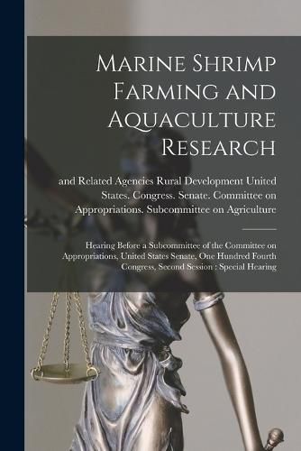 Cover image for Marine Shrimp Farming and Aquaculture Research