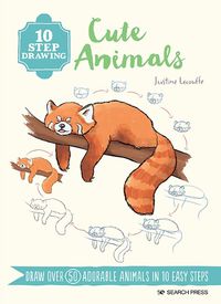 Cover image for 10 Step Drawing: Cute Animals