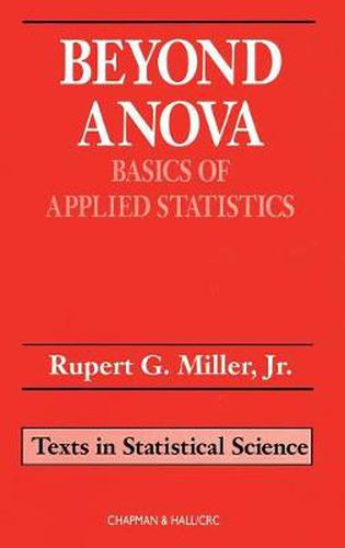 Cover image for Beyond ANOVA: Basics of Applied Statistics