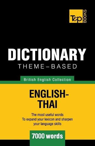 Cover image for Theme-based dictionary British English-Thai - 7000 words