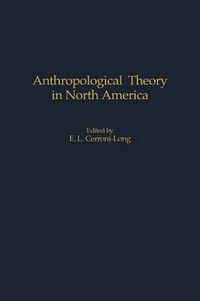 Cover image for Anthropological Theory in North America