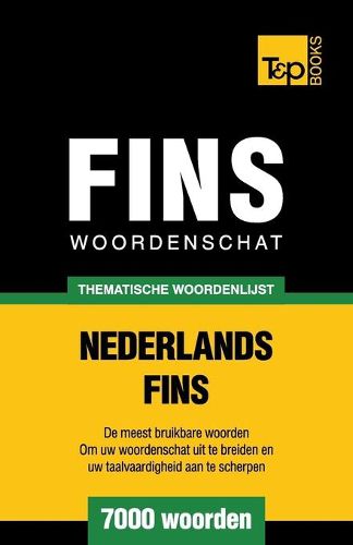 Cover image for Thematische woordenschat Nederlands-Fins - 7000 woorden