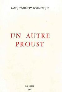 Cover image for Un Autre Proust