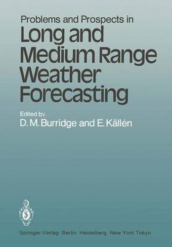 Cover image for Problems and Prospects in Long and Medium Range Weather Forecasting