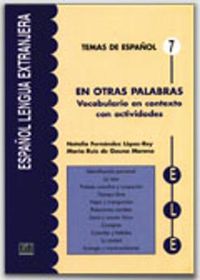 Cover image for Temas de espanol: En otras palabras