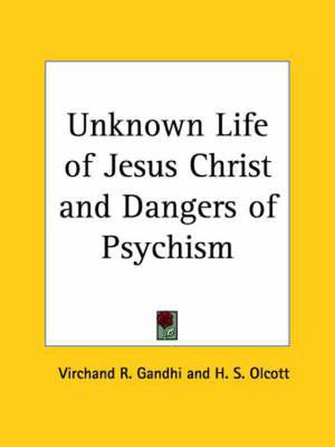 Cover image for Unknown Life of Jesus Christ
