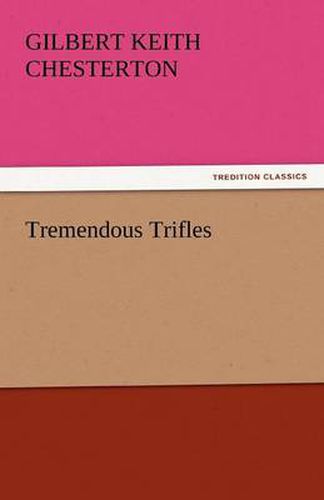 Cover image for Tremendous Trifles