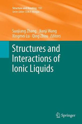 Cover image for Structures and Interactions of Ionic Liquids