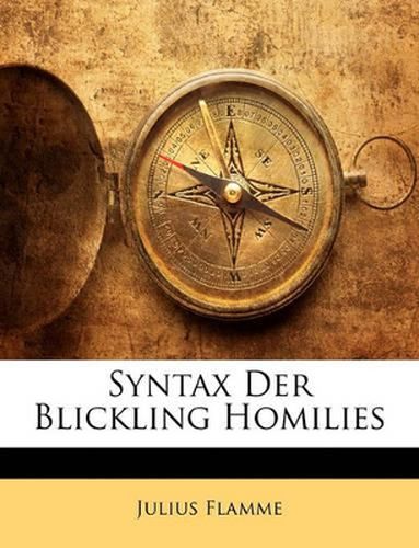 Cover image for Syntax Der Blickling Homilies