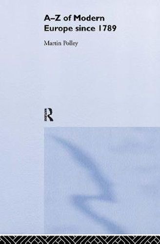 Cover image for An A-Z of Modern Europe Since 1789