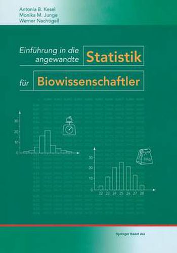 Cover image for Einfuhrung in Die Angewandte Statistik Fur Biowissenschaftler