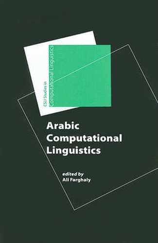 Cover image for Arabic Computational Linguistics