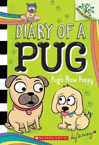 Cover image for Pug's New Puppy: A Branches Book (Diary of a Pug #8): A Branches Book