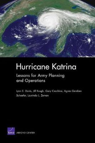 Cover image for Hurricane Katrina: Lessons for Army Planning and Operations