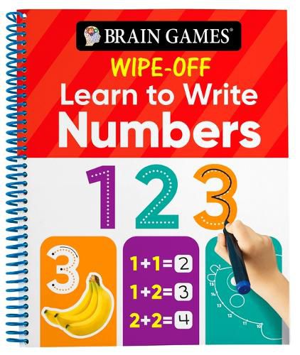 Brain Games Wipe-Off Learn to Write: Numbers (Kids Ages 3 to 6)