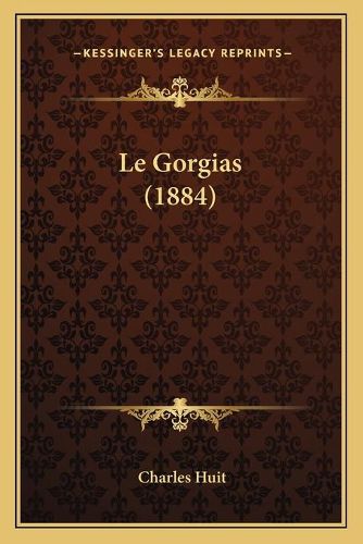 Cover image for Le Gorgias (1884)