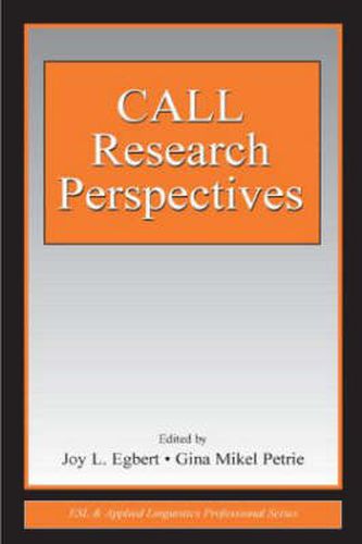 Cover image for CALL Research Perspectives