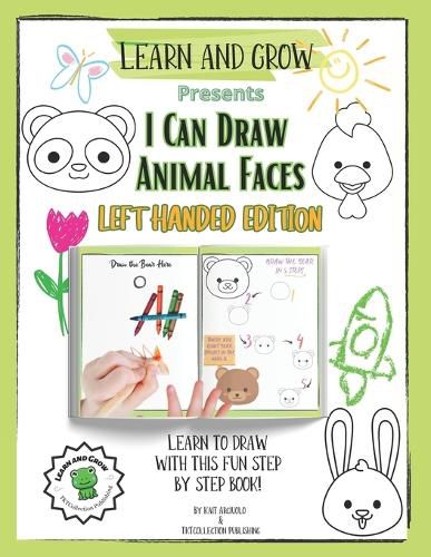 Cover image for I Can Draw Animal Faces Left Handed Edition