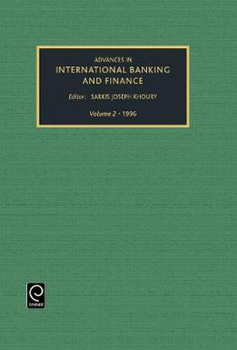Cover image for Advances in international banking and finance