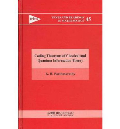 Cover image for Coding Theorems of Classical and Quantum Information Theory