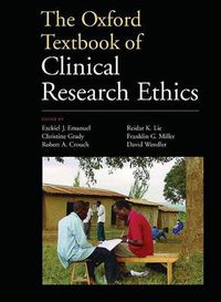 Cover image for The Oxford Textbook of Clinical Research Ethics