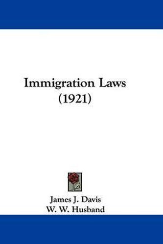 Immigration Laws (1921)