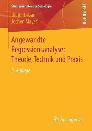 Cover image for Angewandte Regressionsanalyse: Theorie, Technik und Praxis