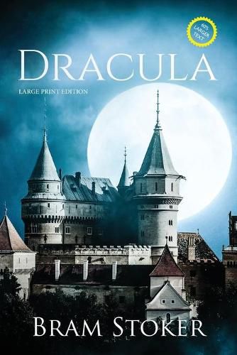 Cover image for Dracula (Large Print, Annotated)