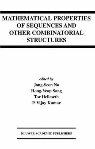 Cover image for Mathematical Properties of Sequences and Other Combinatorial Structures