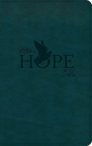 Cover image for CSB Here's Hope Bible, Dark Teal Leathertouch