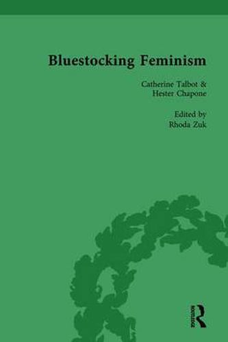 Cover image for Bluestocking Feminism, Volume 3: Writings of the Bluestocking Circle, 1738-93