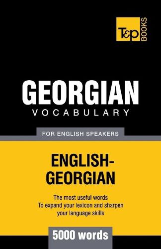 Cover image for Georgian vocabulary for English speakers - 5000 words