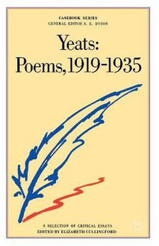 Cover image for Yeats: Poems, 1919-1935