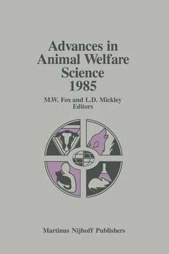 Cover image for Advances in Animal Welfare Science 1985