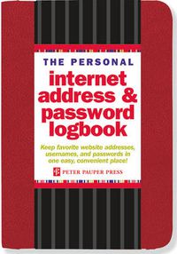 Cover image for The Personal Internet Address & Password Logbook (Red)