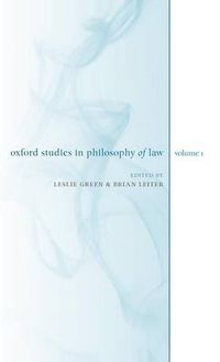 Cover image for Oxford Studies in Philosophy of Law: Volume 1