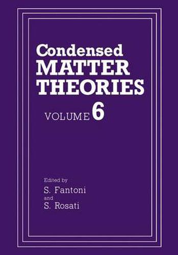 Cover image for Condensed Matter Theories