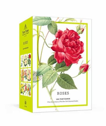 Cover image for Roses 100 Postcards From The Archives Of The New York Botanical Garden