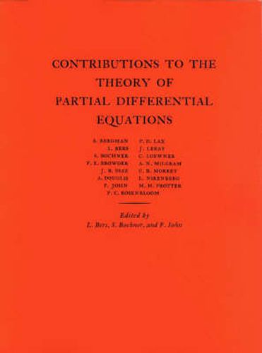 Cover image for Contributions to the Theory of Partial Differential Equations. (AM-33), Volume 33