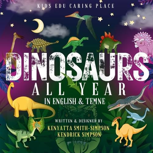 Cover image for Dinosaurs All Year in English and Temne