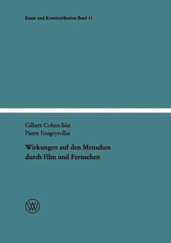 Cover image for Wirkungen Auf Den Menschen Durch Film Und Fernsehen