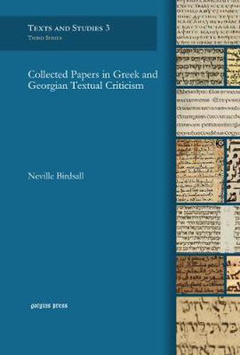 Cover image for Collected Papers in Greek and Georgian Textual Criticism