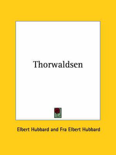 Cover image for Thorwaldsen