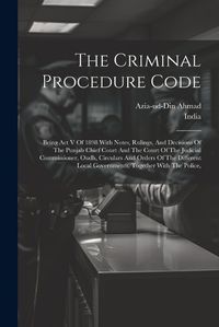 Cover image for The Criminal Procedure Code