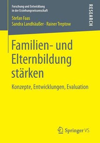 Cover image for Familien- Und Elternbildung Starken: Konzepte, Entwicklungen, Evaluation